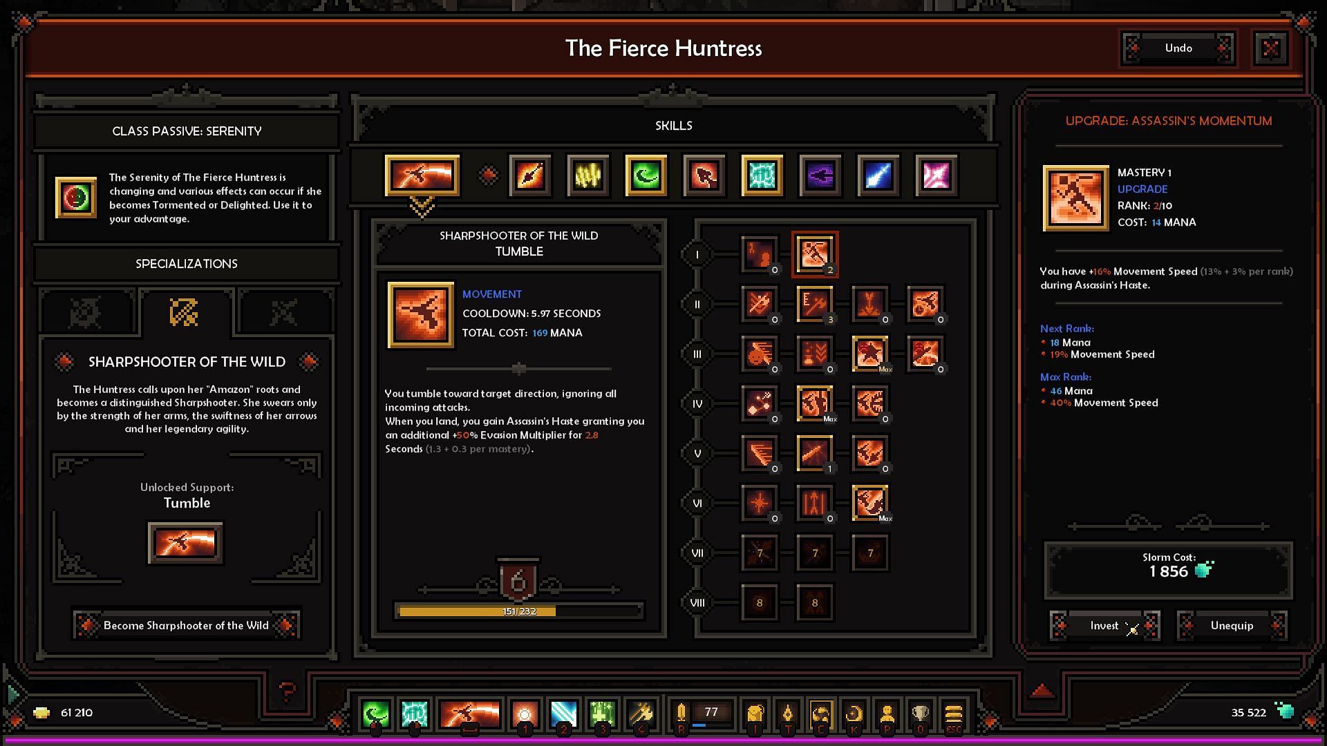Slormancer skill tab (Image via Slormite Studios)